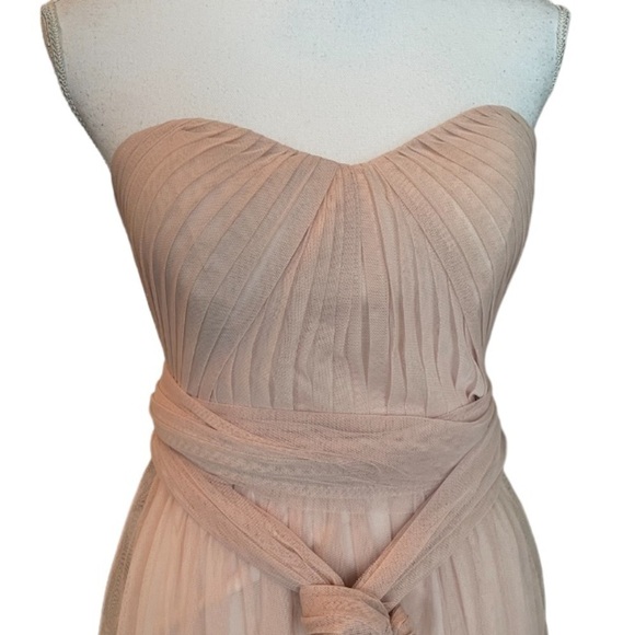 Birdy Grey Dress Womens Small Christina Pink Tulle Wedding Bridesmaid Formal - Picture 8 of 15